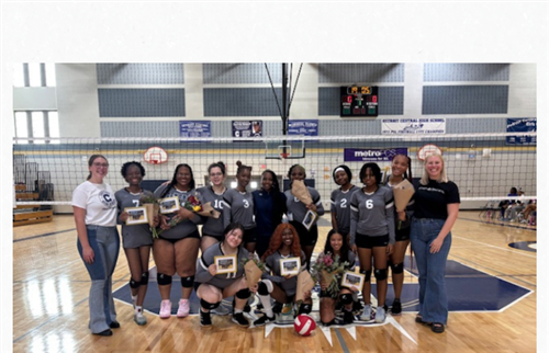 Team photo with coaches